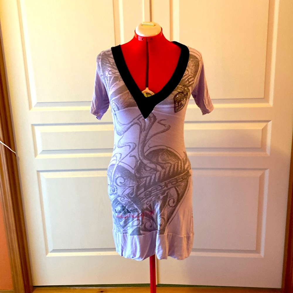 Hooded tee dress